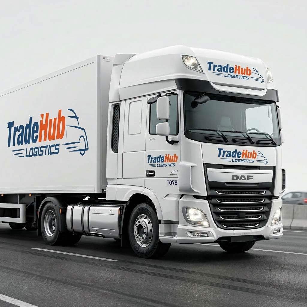TradeHub Logistics Cargo Truck